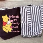 Double Face Bag - Pooh Friends are family
