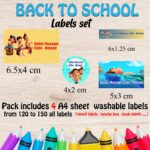 Luca school labels set