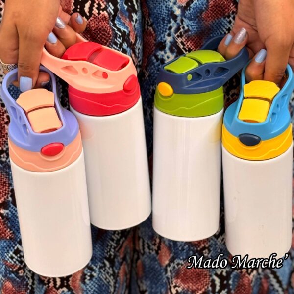 Straw Kids Bottle - Christmas Mickey & Minnie - Image 2