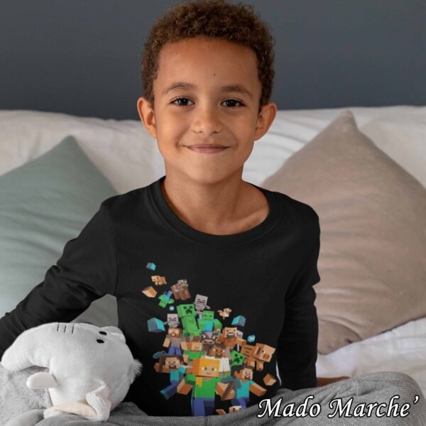 Kids T-shirt long -Minecraft - Image 2