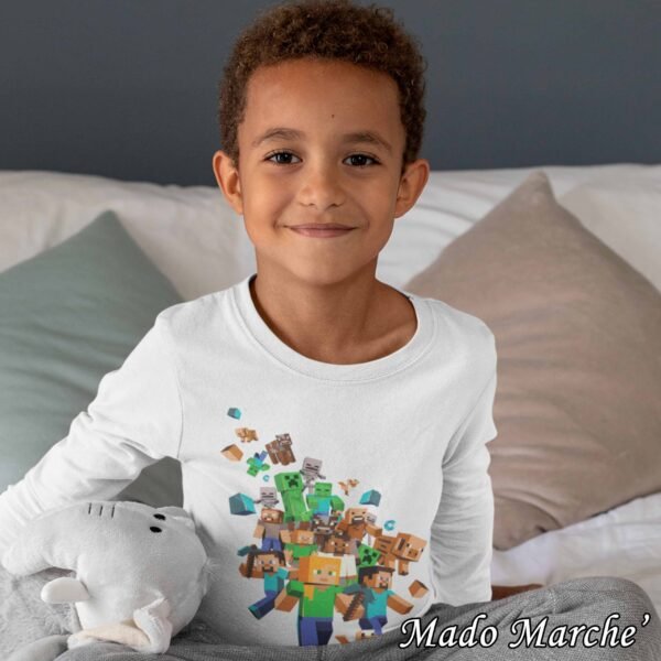 Kids T-shirt long -Minecraft - Image 4