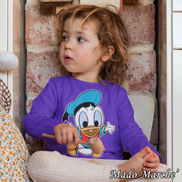 Kids T-shirt long - Small Donald Duck - Image 4