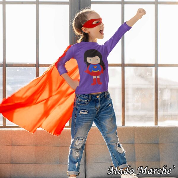 Kids T-shirt long - Super girl - Image 2