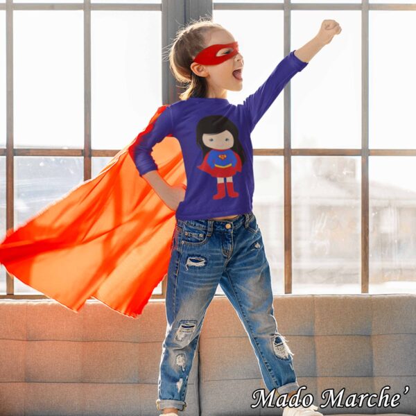 Kids T-shirt long - Super girl - Image 3