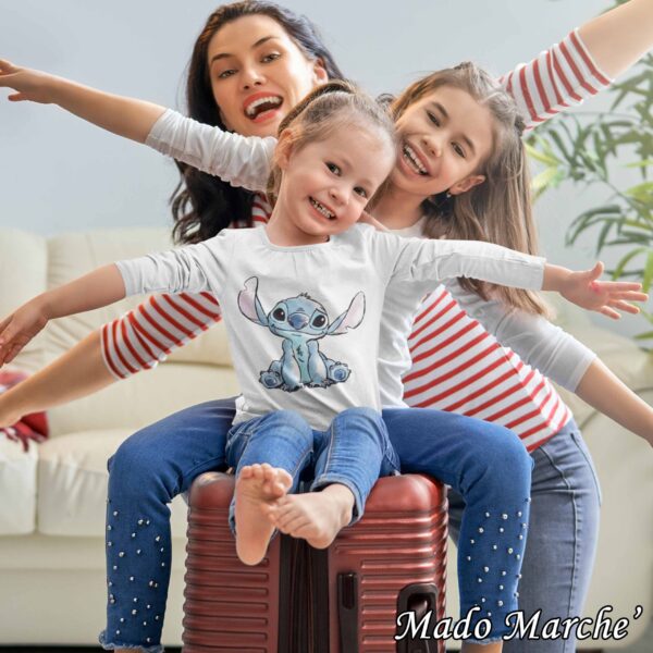 Kids T-shirt long - Stitch - Image 3