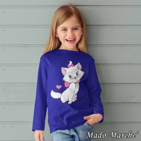 Kids T-shirt long - Kitty - Image 4