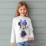 Kids T-shirt long - Minnie Stand