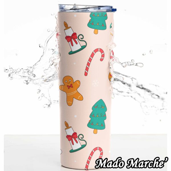 Tumbler Cup - Christmas Tree Pattern - Image 1