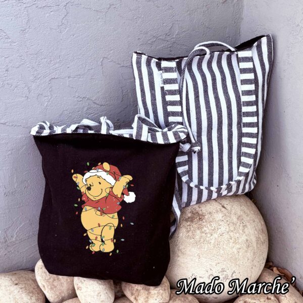 11 Double Face Bag - Christmas Pooh - Image 1