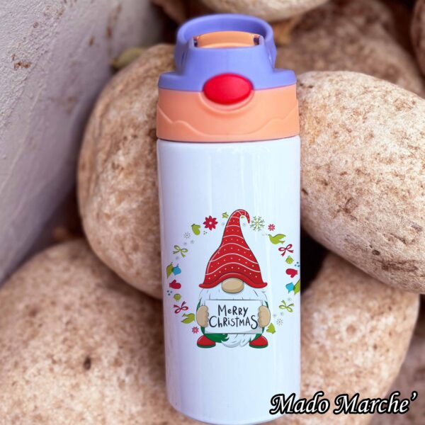 Straw Kids Bottle - Christmas Noel Circle - Image 1