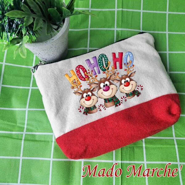 Makeup Bag - Deer HoHoHo - Image 1
