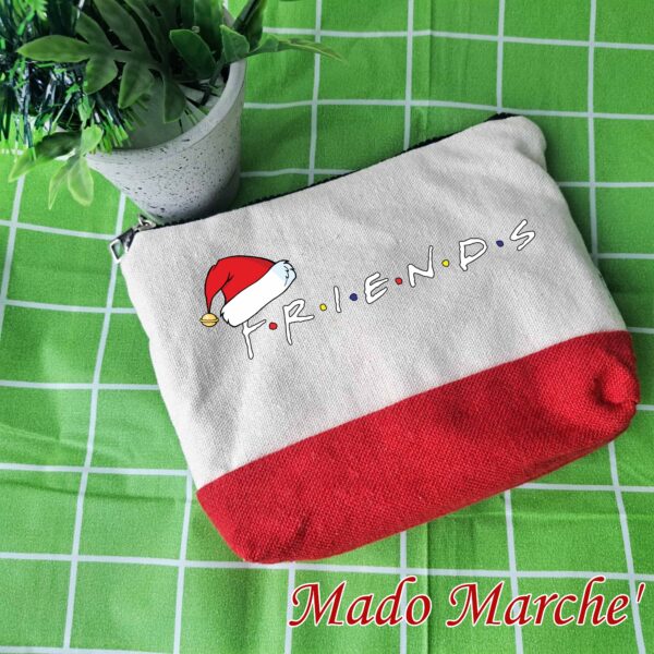 14 Makeup Bag -Friends Christmas - Image 1
