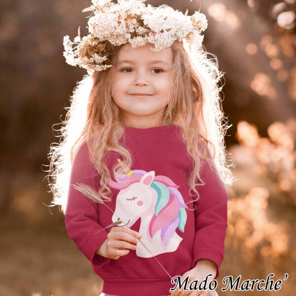 Kids Crewneck - unicorn - Image 2