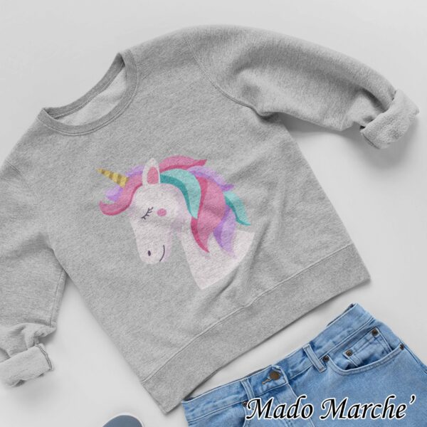 Kids Crewneck - unicorn - Image 4