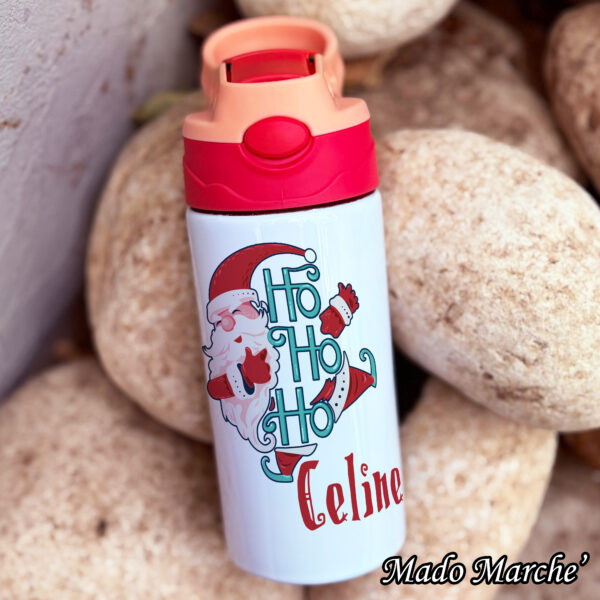 3 Straw Kids Bottle - Noel Hoho - Image 1