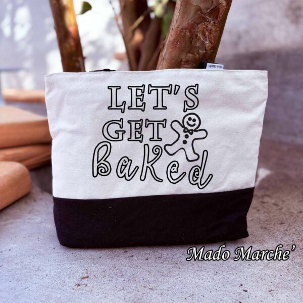 3 White * Black bag - Let 's get baked - Image 1