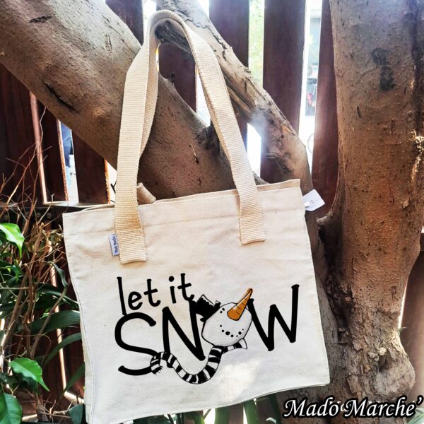Big Tote Bag - Let it snow - Image 1