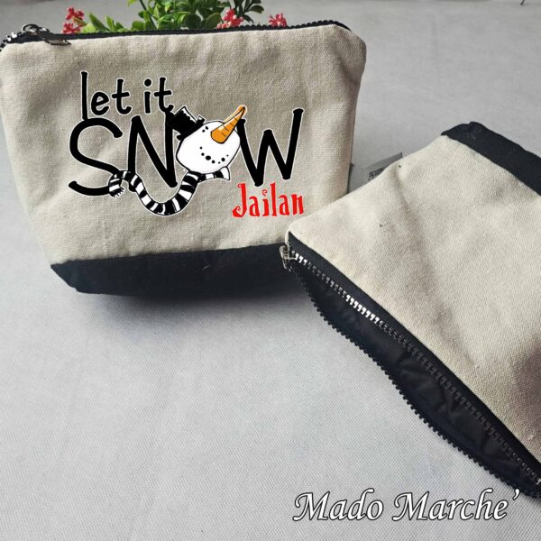 Makeup Bag - Let it Snow - Image 1