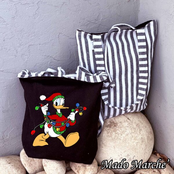 6 Double Face Bag - Christmas Donald Duck - Image 1