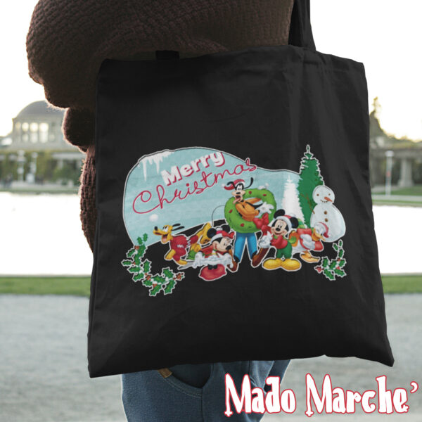 Tote bag - Mickey Merry Christmas - Image 1