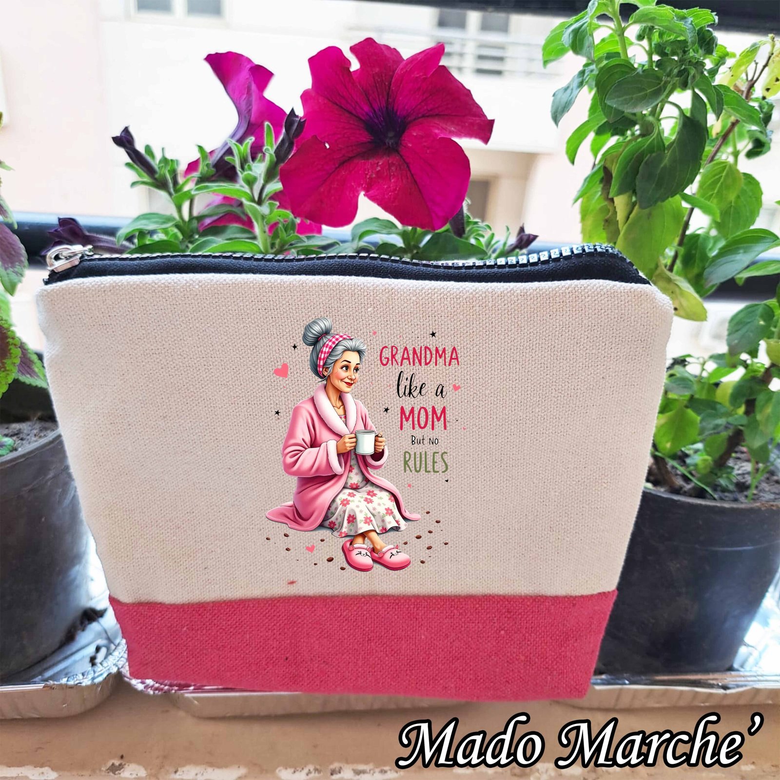 12 Makeup Bag - Grandma like a Mom - Image 1