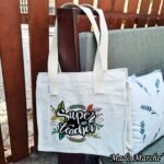 Big Tote Bag - Super Teacher Flower
