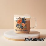 Glass Mug - Blessed Mama