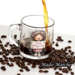 Glass Mug - Happy Mother's day curly girl