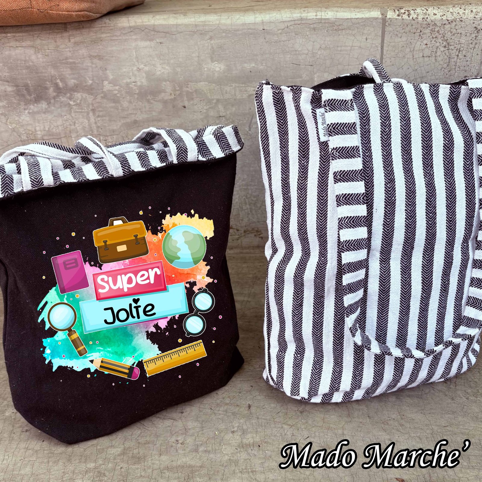 double face (3) Double Face Bag - Teacher Super Coloured - Image 1