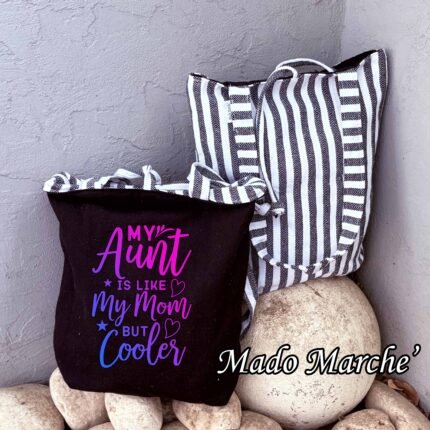 Double Face Bag - My aunt is like my Mom