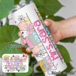 Tumbler Cup - Pen Flowers