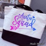 White * Black bag -Auntie Squad
