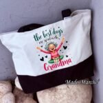 White * Black bag - The Best Day are Spend With Grandma