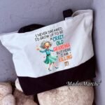 White * Black bag - A crazy Old grandma