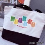 White * Black bag -Teacher Thank you