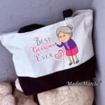 White * Black bag - Best Grandma Ever